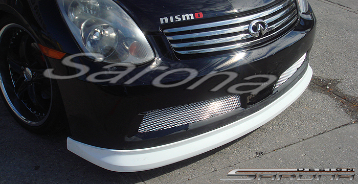 Custom Infiniti G35 Sedan  Front Lip/Splitter (2005 - 2006) - $275.00 (Part #IF-011-FA)